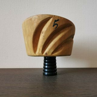 Vintage Women Hat Block Millinery Supplies Wooden Mold Hatmaker Antique Tools