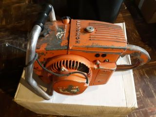 Vintage Homelite C - 7 Chainsaw Old Wood Cutter Powerhouse