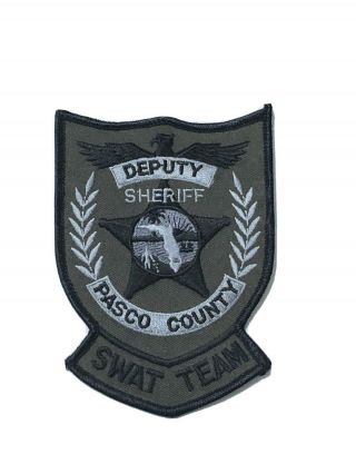 Pasco County Sheriff’s Office Swat Team Patch.  (subdued)