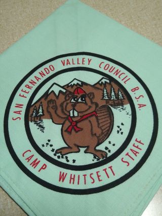 1966 San Fernando Valley Council Camp Whitsett Staff Neckerchief