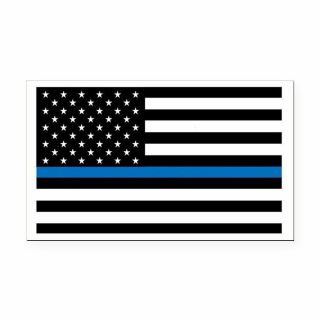 Police Officer Cop Thin Blue Line American Flag Car Magnet Decal Heavy Duty Usa