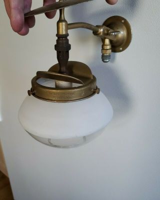 Vintage Veritas Butane Propane Gas Lamp Wall Light ? Made In England Camping