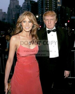 Donald And Melania Trump - 8x10 Photo (mw322)