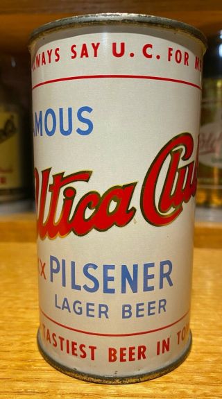 Utica Club Pilsener Lager Beer Flat Top Can - Usbc 142 - 23 - Awesome