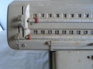 Vintage Monroe Adding Machine Model 8N 213 Calculator 3