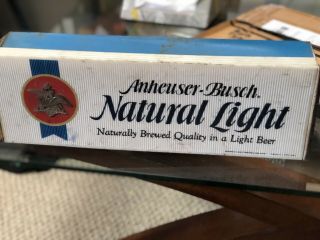 Vintage Anheuser Busch Natural Light Sign