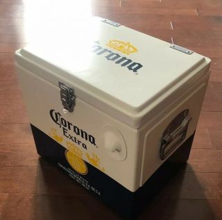 Corona Stainless Steel Vintage Style Beer Cooler - 15l W/bottle Opener Holds 12