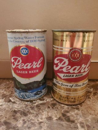 Vintage Empty Beer Can Pearl,  Pearl Brewing Company San Antonio, 3