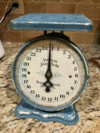 American Family Scale,  Antique Scale 25 Lb Capacity