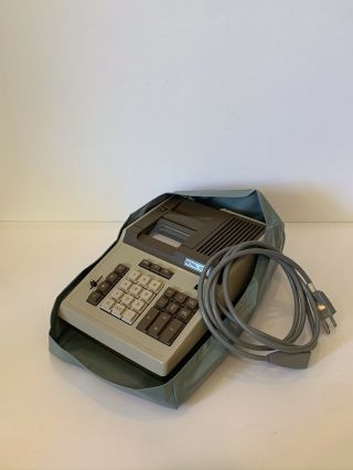 Desktop Printing Calculator Adding Machine Royal 12pr Vintage Number