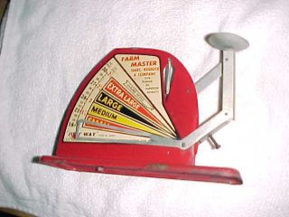 Xtra - Antique Farm Master Egg Scale - Great Colors - Sears & Roebuck