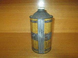 Vintage Canadian Ace Extra Pale Beer One Quart Cone Top Beer Can EMPTY 2