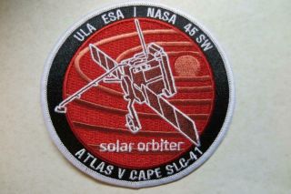 Atlas V Patch Solar Orbiter Esa Nasa Ula 45 Sw Space Mission To The Sun