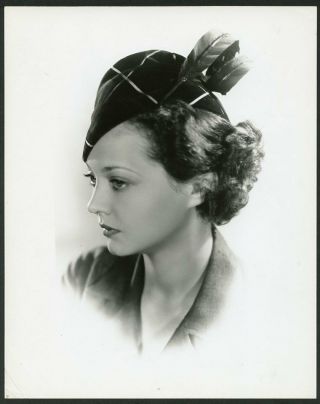 Sylvia Sidney In Early Portrait Vintage 1930s Photo By Lewis F.  Nathan
