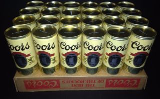 Coors Banquet Beer Entire Case Of 24 Beer Can Coin Banks Nos