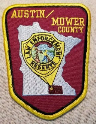 Mn Austin/mower County Minnesota Reserve Sheriff Patch