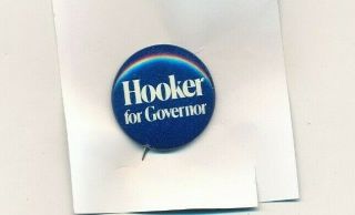 1970 John Jay Hooker For Governor 1 " Litho Tennessee Tn Campaign Button