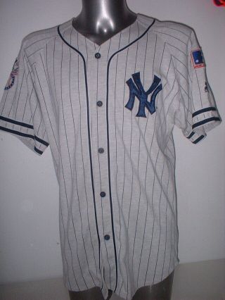 York Yankees Starter Adult Large Vintage Jersey Shirt Baseball Official Mlb