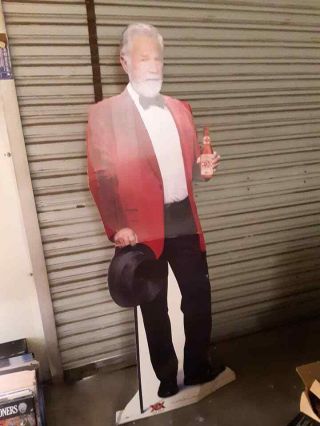 Dos Equis Most Interesting Man In The World Cardboard Cutout 6 " Standee Lifesize