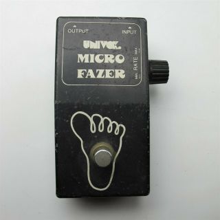 Vtg Univox Micro Fazer Guitar Effects Pedal