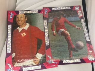 Vintage Manchester United Jigsaws George Best & Bobby Charlton