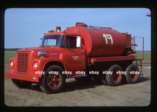 Usaf Duluth Afb 1972 International Tanker Fire Apparatus Slide
