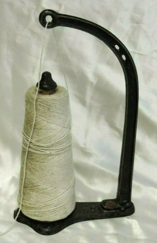 Antique Cast Iron Country Store String Dispenser With String Lock