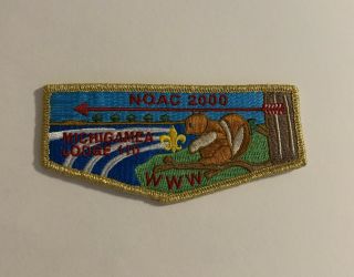 Oa Michigamea Lodge 110 2000 Noac Flap