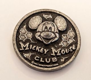 Vintage Mickey Mouse Club Walt Disney Productions Happy Birthday Coin ( (g42))
