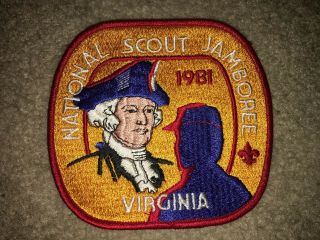 Boy Scout Bsa 1981 Fort A.  P.  Hill Virginia National Jamboree Jacket Patch