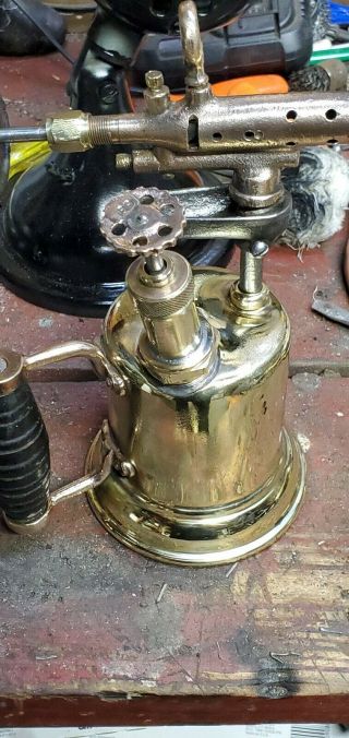 Vintage Otto Bernz Brass Blow Torch