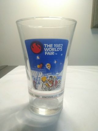 Mcdonalds & Coca Cola 1982 Worlds Fair - Knoxville,  Tn Drinking Glass - Ecu
