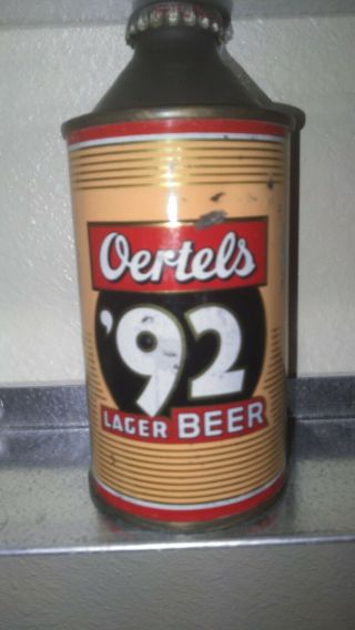 Oertels 92 Lager Conetop Beer Can