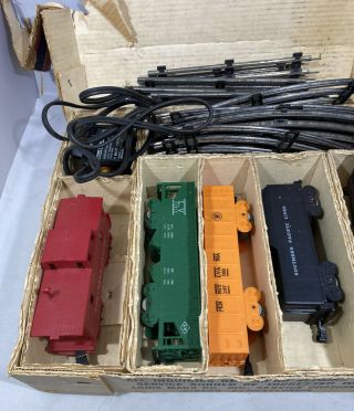 Vintage Marx 4040 Electric Steam Freight Set VG 1950s era Parts Only 3