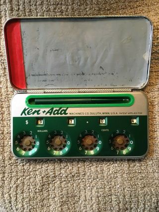 Vintage Ken,  Add Adding Machine Pocket Calculator
