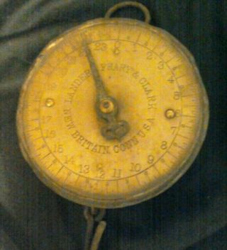 Antique Hanging Scale Made By Landers,  Frary & Clark: Britain,  Connecticut