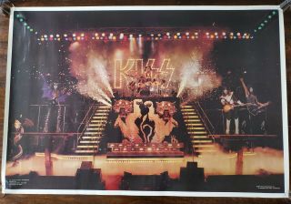 Vintage Kiss Alive Ii 1977 Poster Love Gun Era