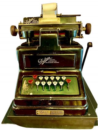 Antique Early 1900’s Dalton Adding Listing And Calculating Machine.