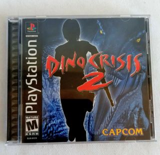 Dino Crisis 2 Video Game Playstation Ps1 Vintage Retro