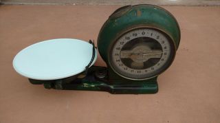 Antique Angldile Style 0 Scale Elkhart Indiana Springless Computing Scale
