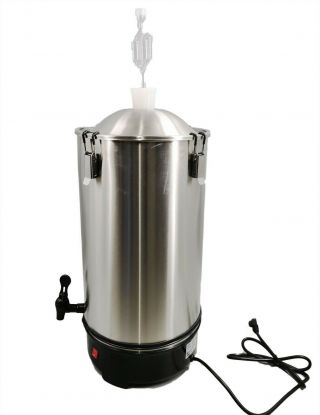 30l Stainless Steel Fermenter Modified From 110v Turbo Boiler With Bung & Airloc
