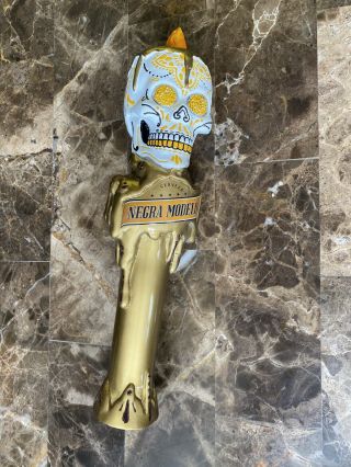 Negra Modelo Beer Cerveza Skull Tap Handle Day Of The Dead