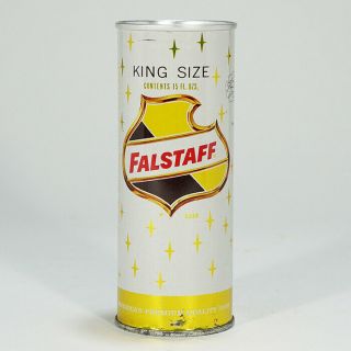 Falstaff Brewing King Size 15 Oz Bottom Opened Zip Top Beer Can San Jose 149 - 26