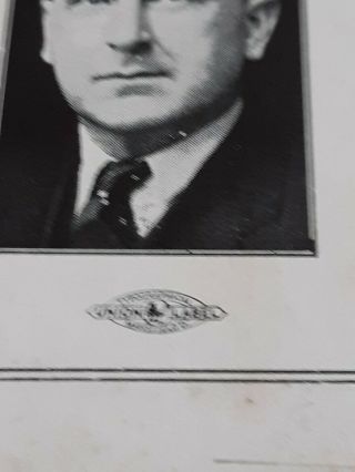 Vintage Political Card 1936 40 Fred R Zellner Dem Candidate Clerk of Courts 3