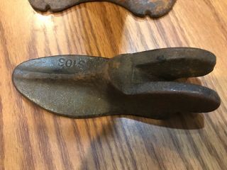 Vintage Cast Iron Shoe Cobbler Repair Stand / Just One Last 2