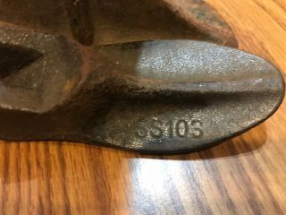 Vintage Cast Iron Shoe Cobbler Repair Stand / Just One Last 3