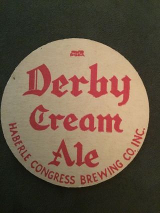 Haberle Congress Brewing Co.  SYRACUSE NY Congress Lager/Derby Cream Ale 2