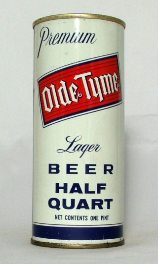 Olde Tyme Lager Beer 16 Oz.  Pull Top Beer Can - Maier Brewing,  Los Angeles,  Ca.