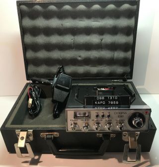 Vintage Cobra 138 Am/ssb Cb Radio 23 Channel With Padded Carry Case