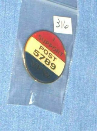 316 - Veterans Of Foreign Wars Post 5789 Hat,  Lapel Pin - Lee 